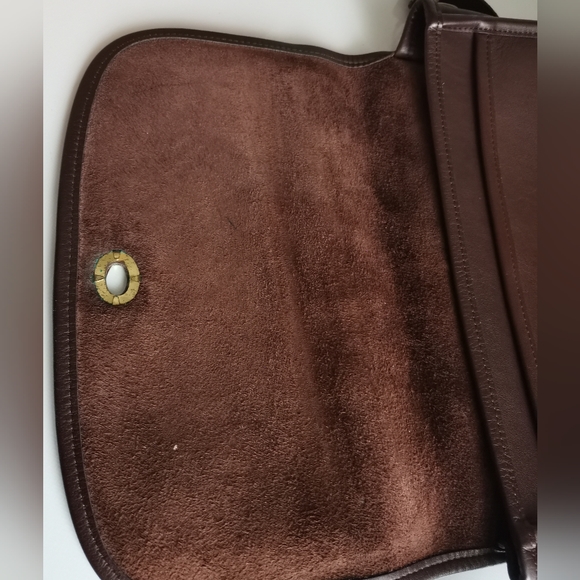 VINTAGE COACH BROWN 9790 CROSSBODY BAG. - Picture 5 of 12